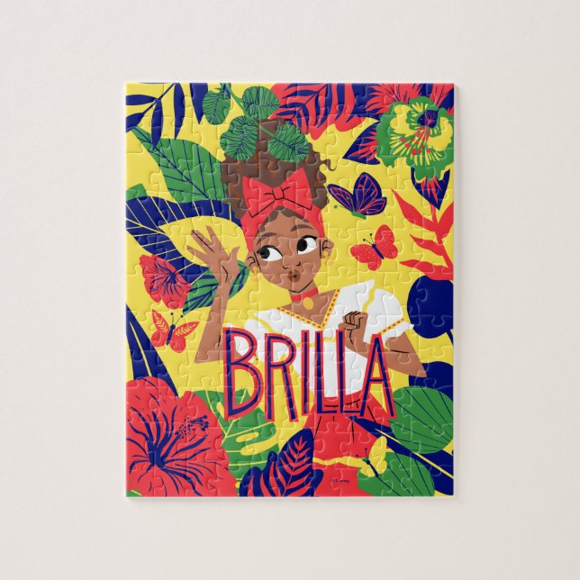 Encanto's Dolores | Floral Graphic Jigsaw Puzzle (Vertical)