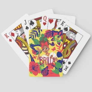 Encanto's Dolores   Floral Graphic Playing Cards