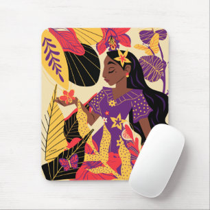 Encanto's Isabela   Floral Graphic Mouse Pad