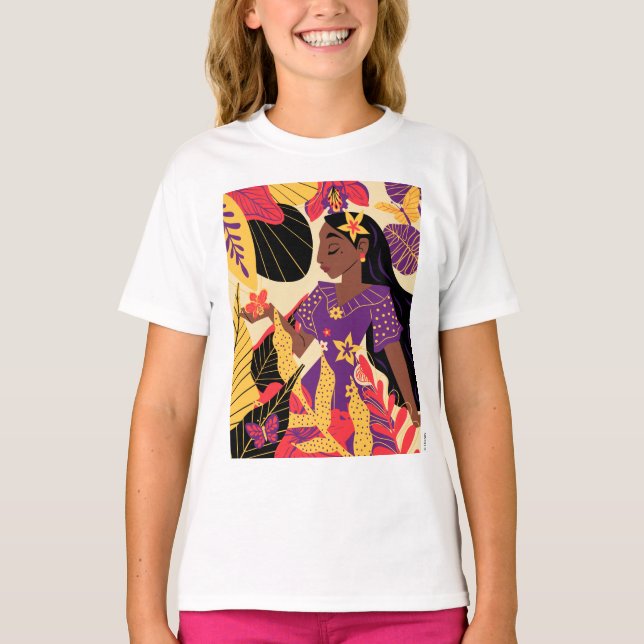 Encanto's Isabela | Floral Graphic T-Shirt (Front)