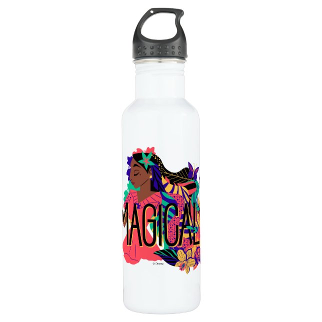 Encanto's Isabella | Magical Floral Graphic 710 Ml Water Bottle (Front)