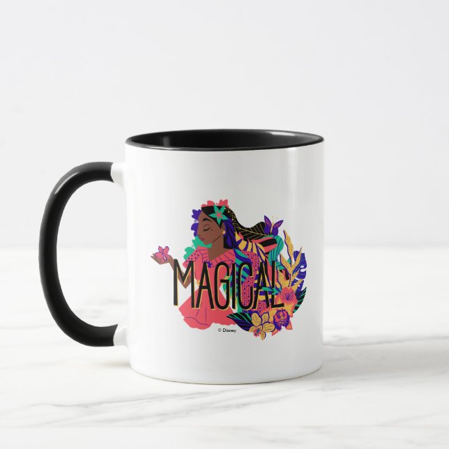 Encanto's Isabella | Magical Floral Graphic Mug (Left)