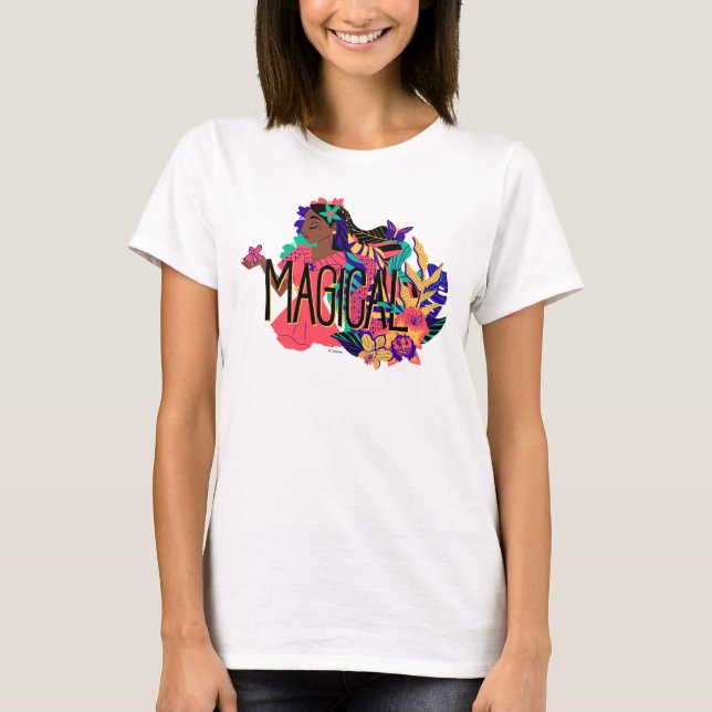 Encanto's Isabella | Magical Floral Graphic T-Shirt (Front)