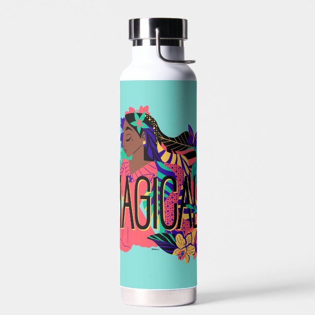 Encanto's Isabella | Magical Floral Graphic Water Bottle (Left)