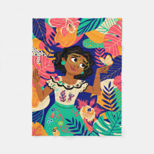 Encanto's Mirabel   Floral Graphic Fleece Blanket
