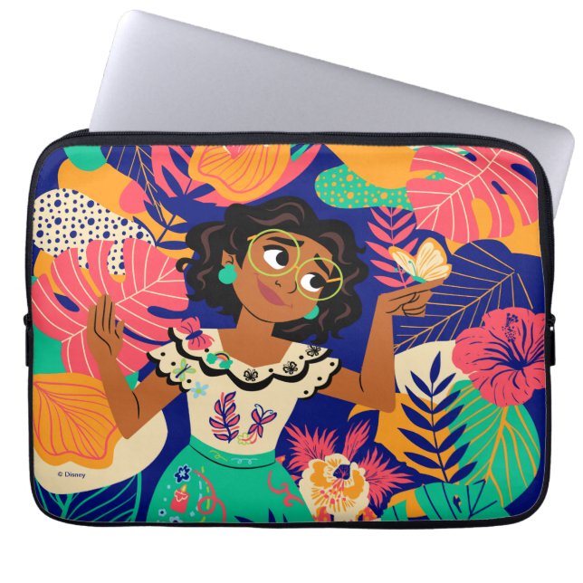 Encanto's Mirabel | Floral Graphic Laptop Sleeve (Front)