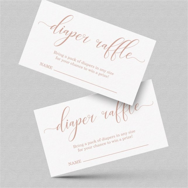 Encart pour tirage au sort de couches pour invitat (Créateur téléchargé)