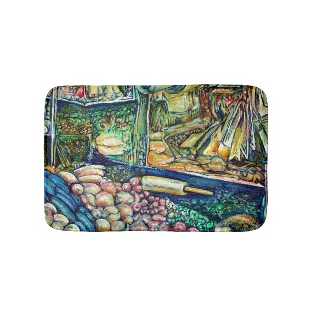 Enceladus Bath Mat (Front)