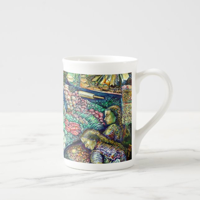 Enceladus Bone China Mug (Right)