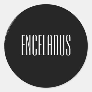 Enceladus' Geysers Classic Round Sticker