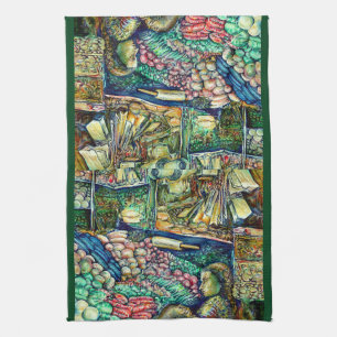 Enceladus Kitchen Towel