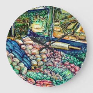 Enceladus Large Clock