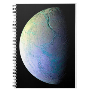 Enceladus Moon of Saturn Notebook