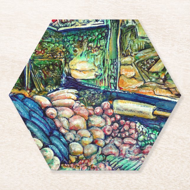 Enceladus Paper Coaster (Front)
