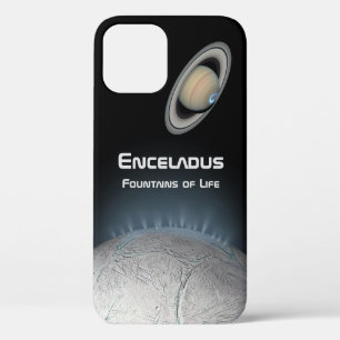Enceladus Saturn Moon Fountains of Life iPhone 12 Case