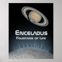 Enceladus Saturn Moon Fountains of Life