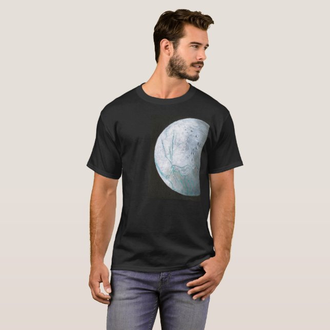 Enceladus t-shirt, Men's dark T-Shirt (Front Full)
