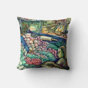 Enceladus Throw Pillow