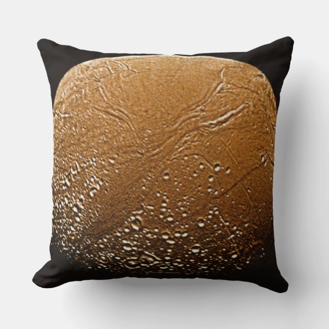 Enceladus Throw Pillow (Front)
