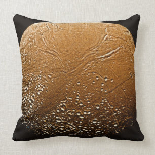Enceladus Throw Pillow