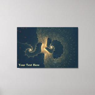 Enceladus Under The Ice Canvas Print