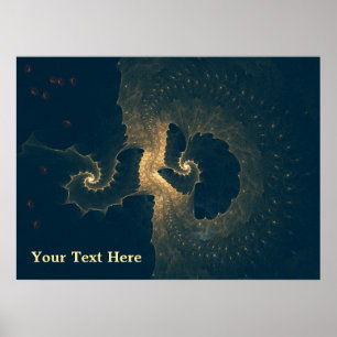 Enceladus Under The Ice Poster