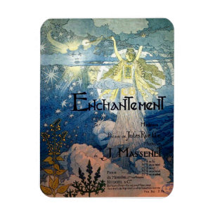 Enchanment art nouveau magic magnet