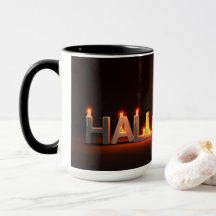 "Enchant your mornings with our Halloween mugs"