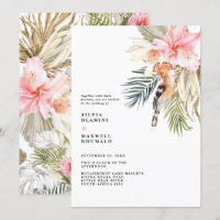 Enchanted African Safari Wedding Invitation