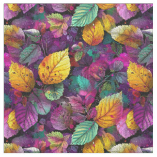 Enchanted Autumn Foliage Fabric