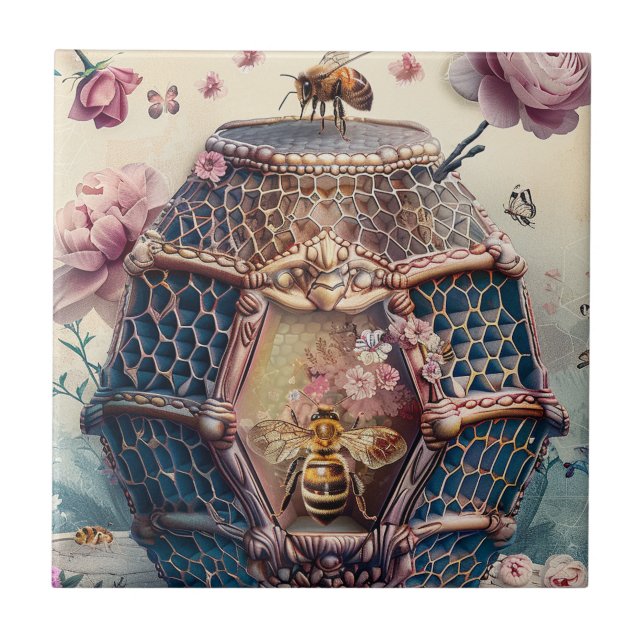 Enchanted Bee Garden Fantasy (11) Tile (Front)