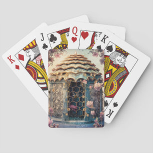 Enchanted Bee Garden Fantasy (3) Playing Cards