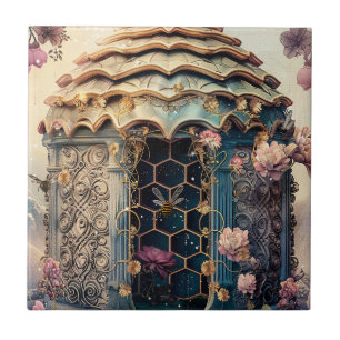 Enchanted Bee Garden Fantasy (3) Tile