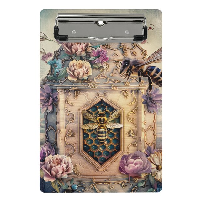 Enchanted Bee Garden Fantasy (5) Mini Clipboard (Front)