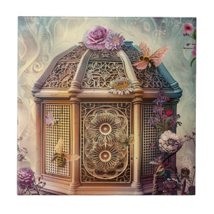 Enchanted Bee Garden Fantasy (9) Tile
