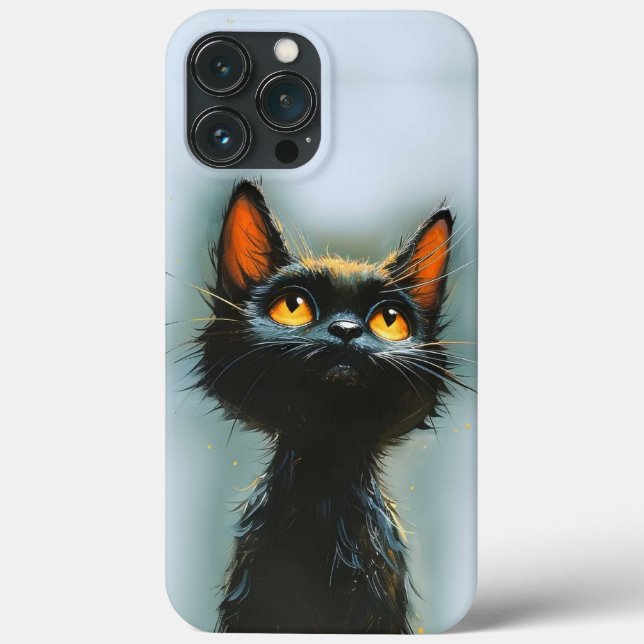 Enchanted Black Cat Case-Mate iPhone Case (Back)