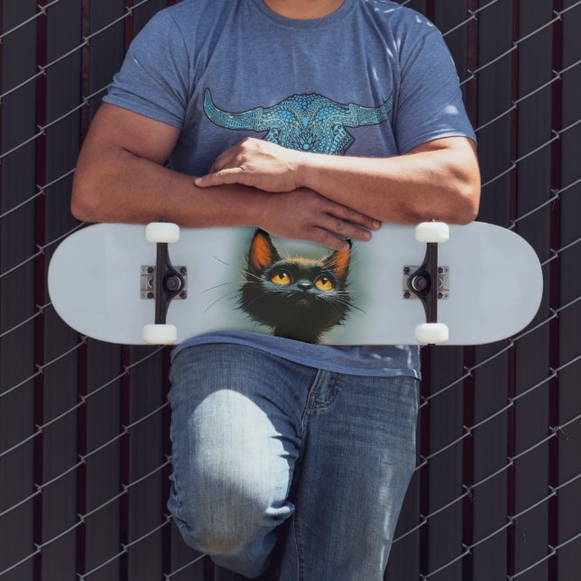 Enchanted Black Cat Skateboard (Outdoor 3)