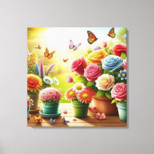 Enchanted Blooms Canvas Print