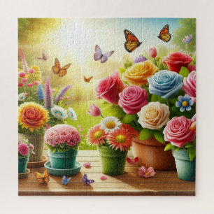 Enchanted Blooms Jigsaw Puzzle