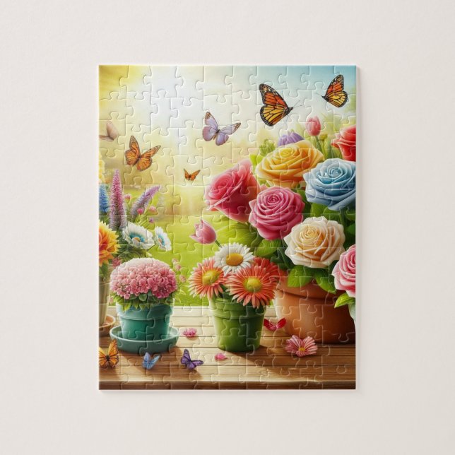 Enchanted Blooms Jigsaw Puzzle (Vertical)