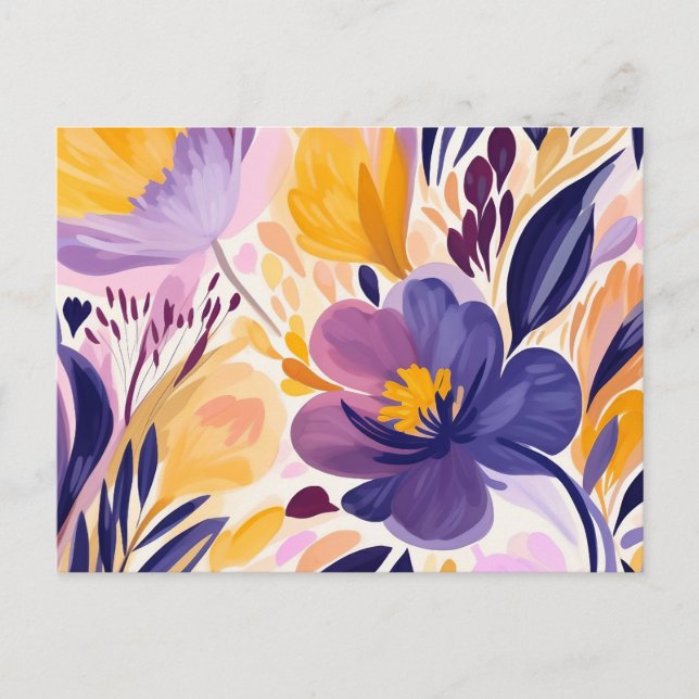 Enchanted Blooms Postcard (Front)