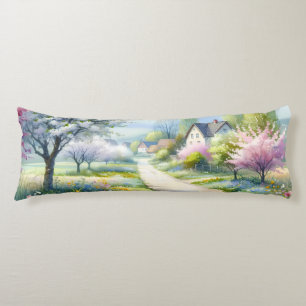 Enchanted Blossom Country Lane Body Pillow