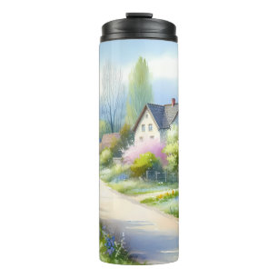 Enchanted Blossom Country Lane Thermal Tumbler