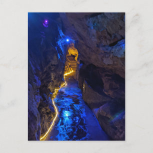 Enchanted Blue Cave Path, Rock City Postcard