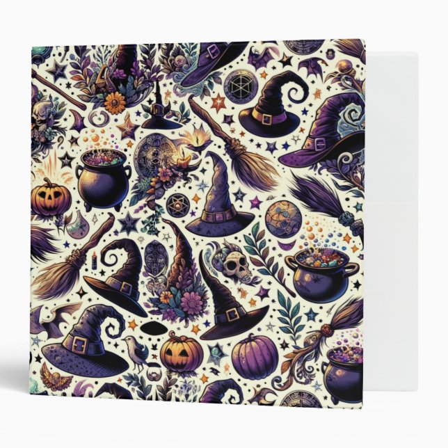 Enchanted Botanica: Magical Herbs & Witchcraft Binder (Front/Inside)