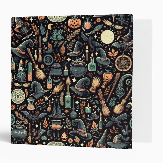 Enchanted Botanica: Magical Herbs & Witchcraft Binder (Front/Inside)