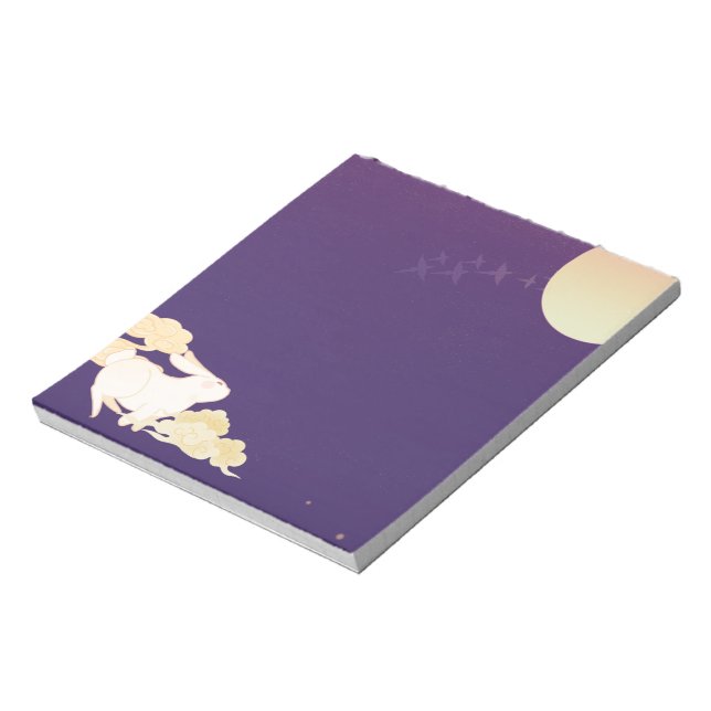 Enchanted Bunny Moon Notepad (Rotated)