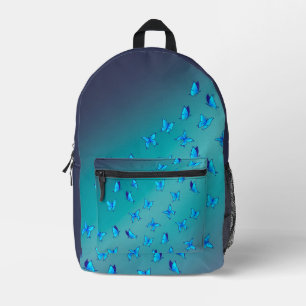 Enchanted Butterflies in the moonlight  Printed Backpack