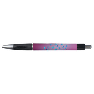 Enchanted butterflies pink pen