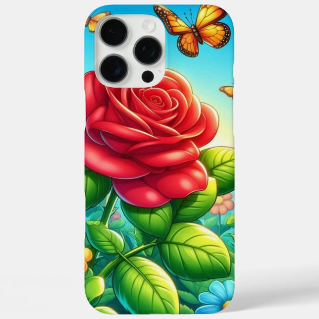 Enchanted Butterflies & Roses Case-Mate iPhone Case (Back)